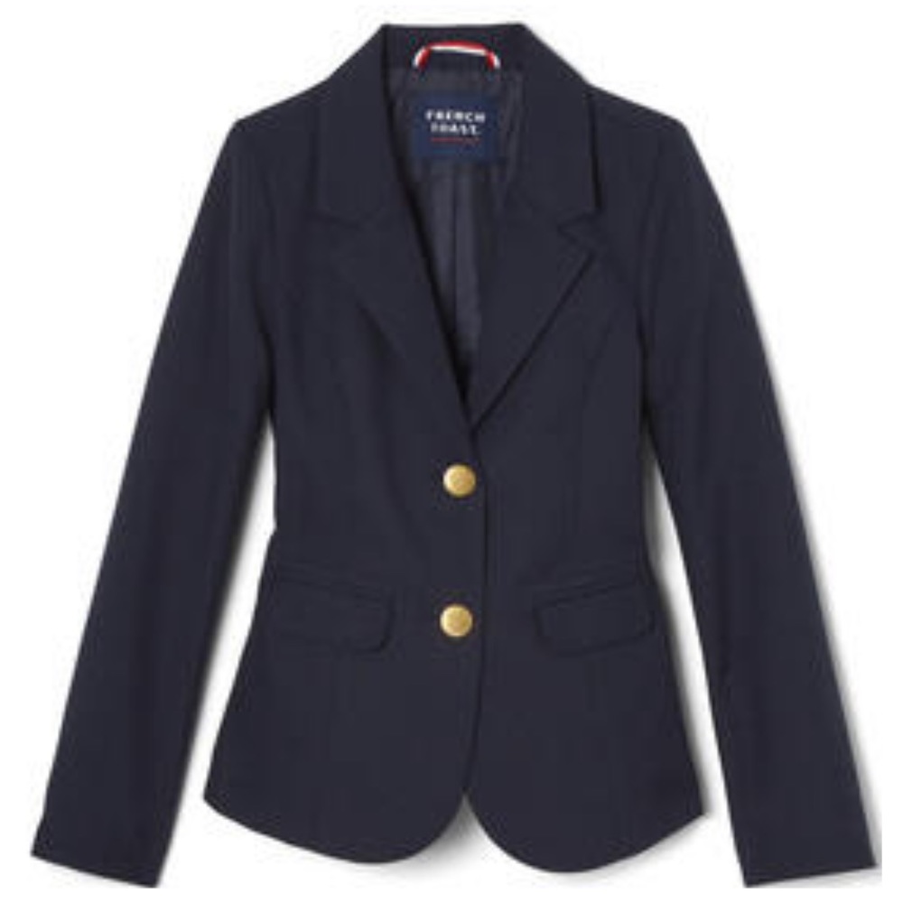 French Toast girls classic school blazer navy size 7 NWT